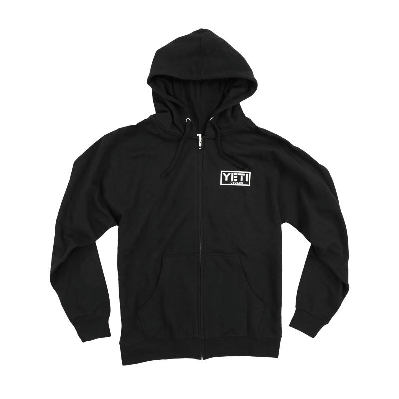 Yeti Ridge Hoodie Zip Black MTB Neu