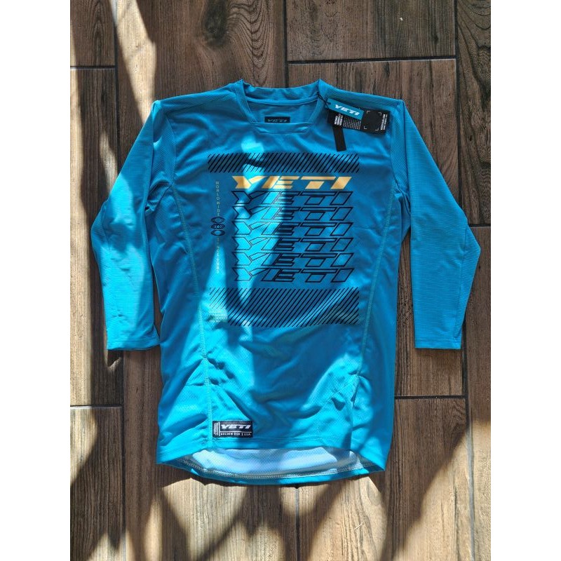 Yeti Enduro Jersey 3/4 Turq/Worldwide...