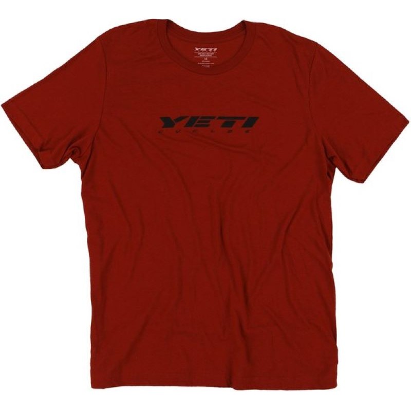 Yeti Slant Ride Jersey T-Shirt Red...