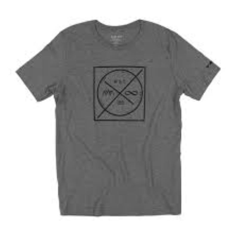 Yeti 85 Logo T-Shirt Jersey Kurz Grey...