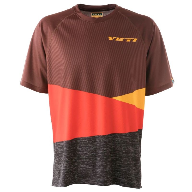 Yeti Alder Jersey S/S Kurz Maroon...